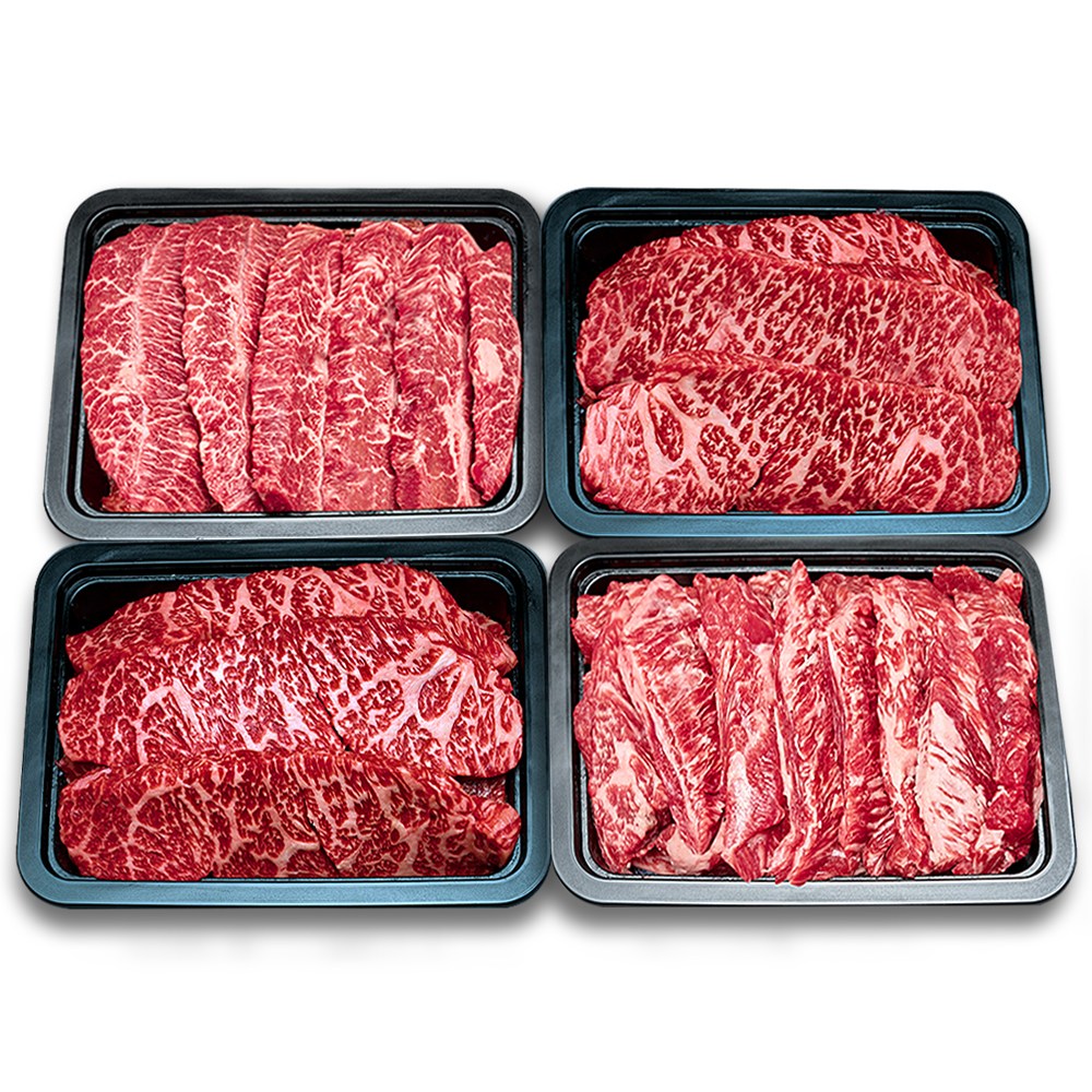 프리미엄 소고기 특수부위 3종 살치살 부채살 갈비살 야들야들한 특수부위 소한마리 3종세트, 1개, 1kg 43,800원