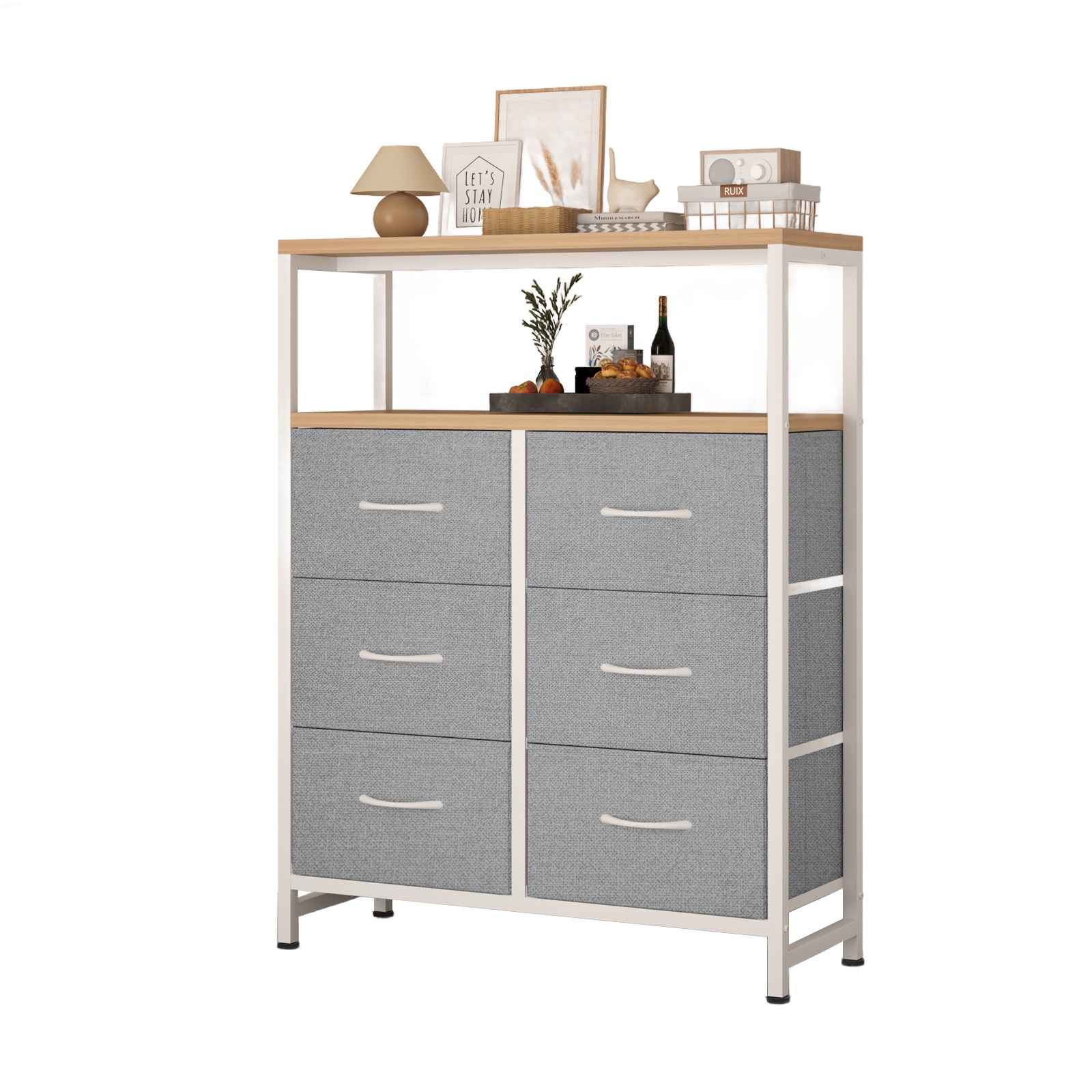 소웰홈 패브릭 3단6문 와이드 수납장 69,300원