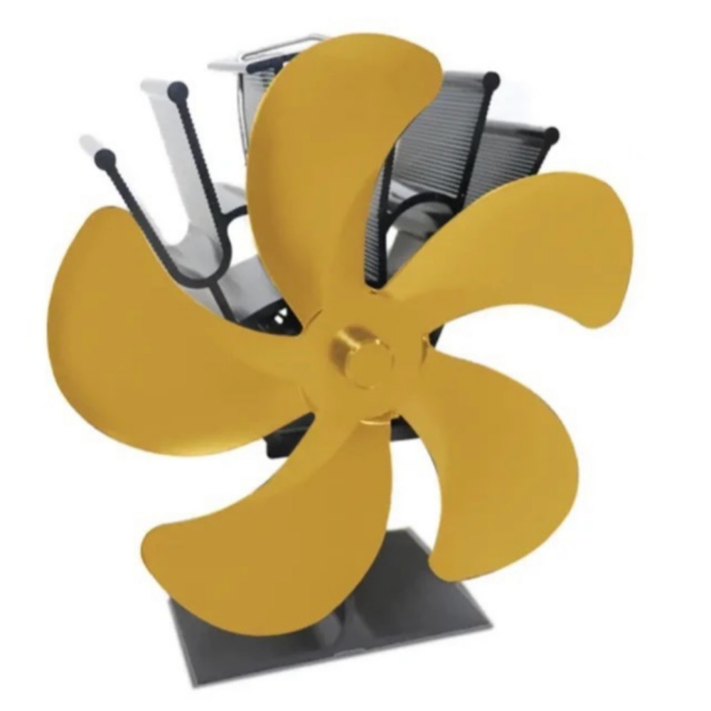 우리다운 캠핑 난로 무동력팬 에코팬 5엽 6엽, 블랙, 골드, 레드 40,800원