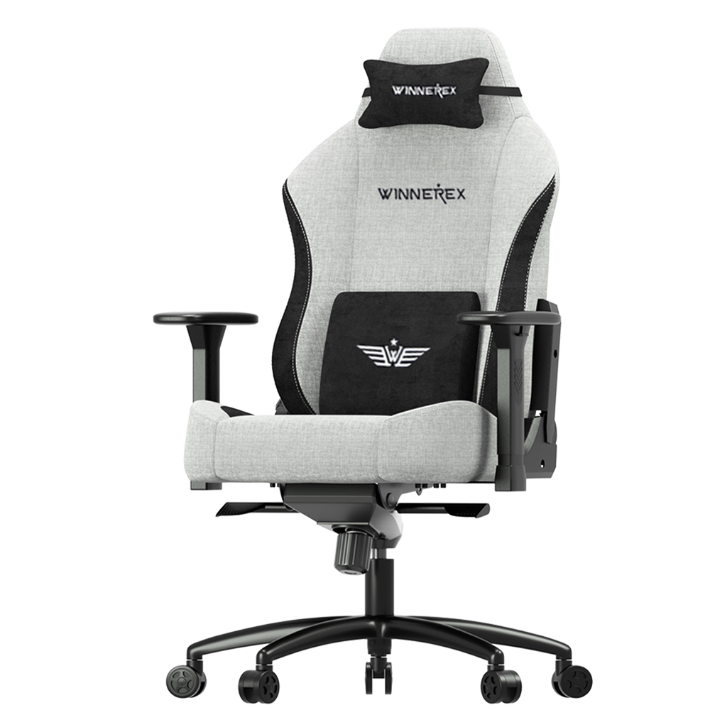 아우스 위너렉스 프리미엄 게이밍의자 PC방의자 게이머의자 게이밍체어 학생의자 컴퓨터의자 가성비의자 편안한의자, 그레이에디션(패브릭) 188,000원