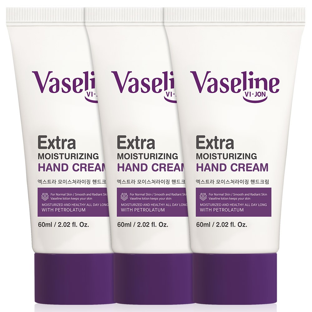 바이존 바세린 핸드크림 고보습 핸드로션 대용량, 60ml, 3개 5,900원