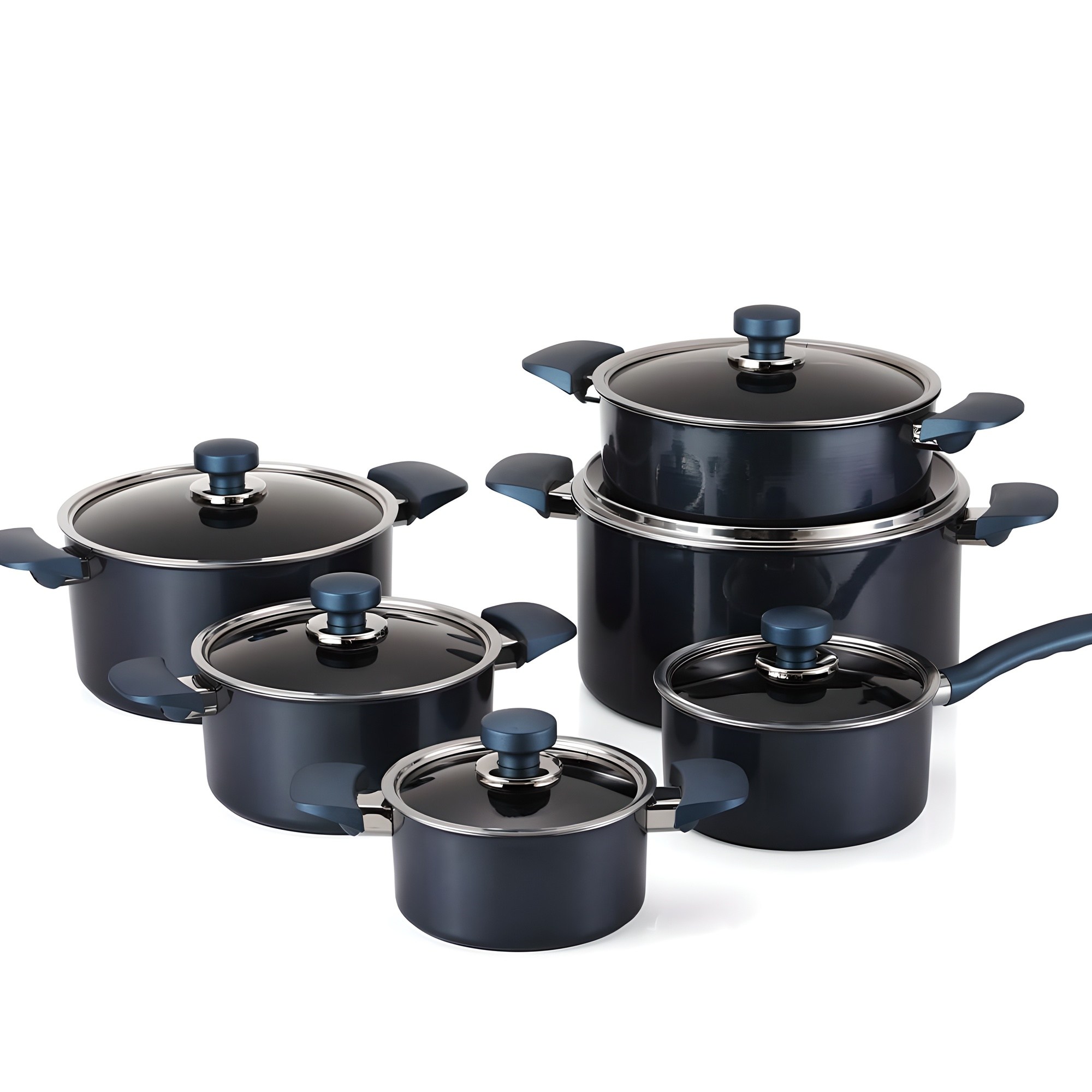 해피콜 클래식 다이아몬드 냄비세트 6종, 혼합색상, 냄비 6종, 1세트 179,980원