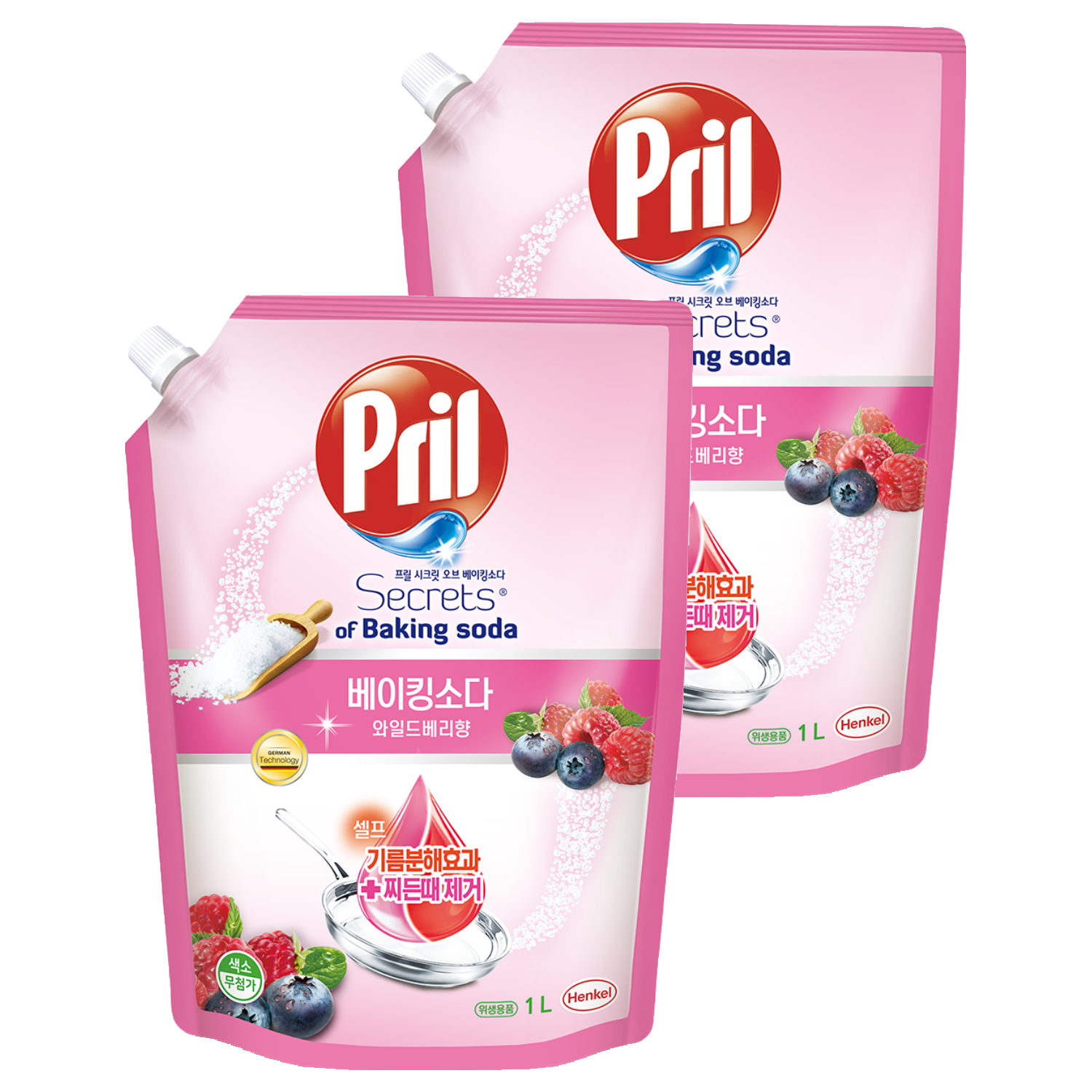 프릴 시크릿오브 베이킹소다 주방세제 와일드베리 향 8,840원
