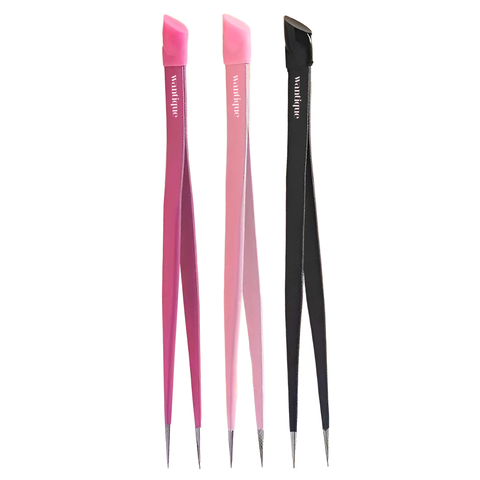원티크 다기능 정밀 실리콘 네일 핀셋 3종 세트 7,130원