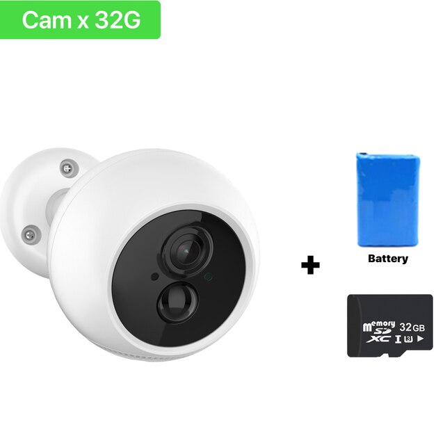 IP 카메라 CCTV 내장형 충전식 배터리가 포함된 무선 IP 카메라, 야외 보안 감시 영 78,500원