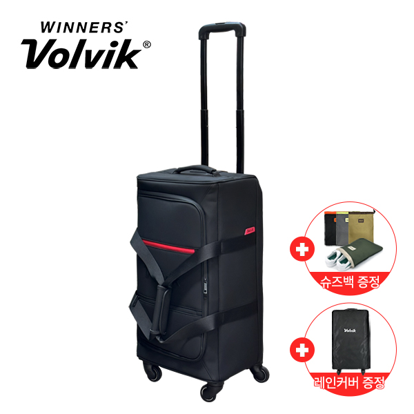 볼빅 4휠 액티브 골프 캐리어 보스턴백 바퀴형 여행 가방 더플백 블랙 105,000원