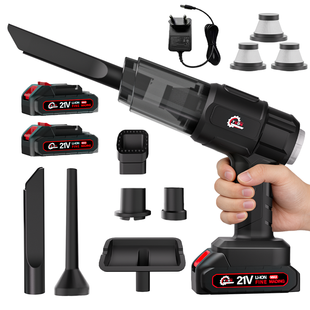 YUON 강력 무선청소기 먼지 흡입과 바람 부는 겸용 휴대용 청소기 차량용/가정용 L3 69,000원