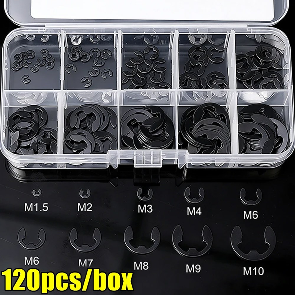 스테인리스 스틸 키트 M1 와셔 고정 리테이너 스냅 10 샤프트 서클립 어소트먼트 클립 패스너 외부 16,600원