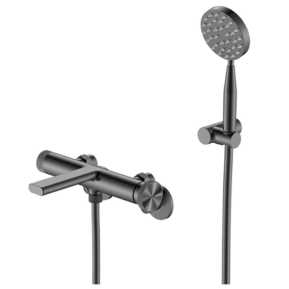 욕실 인테리어 샤워수전교체 루바인 아나톨레 FA06B/H 블랙헤어라인 샤워욕조수전 455,000원