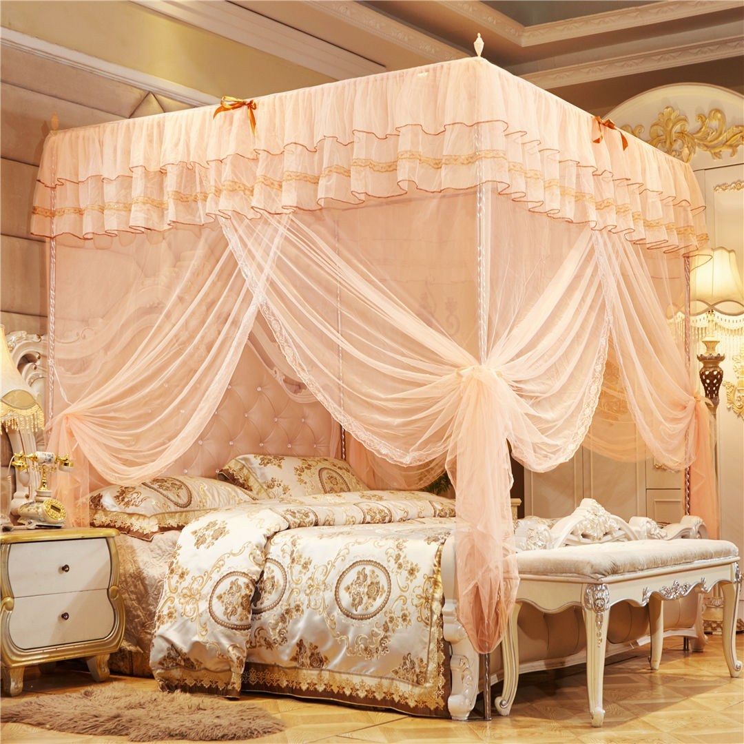 SKANDSALO 아파트 커튼식 사각 실내 대형 공주 퀸사이즈침대모기장 24,740원