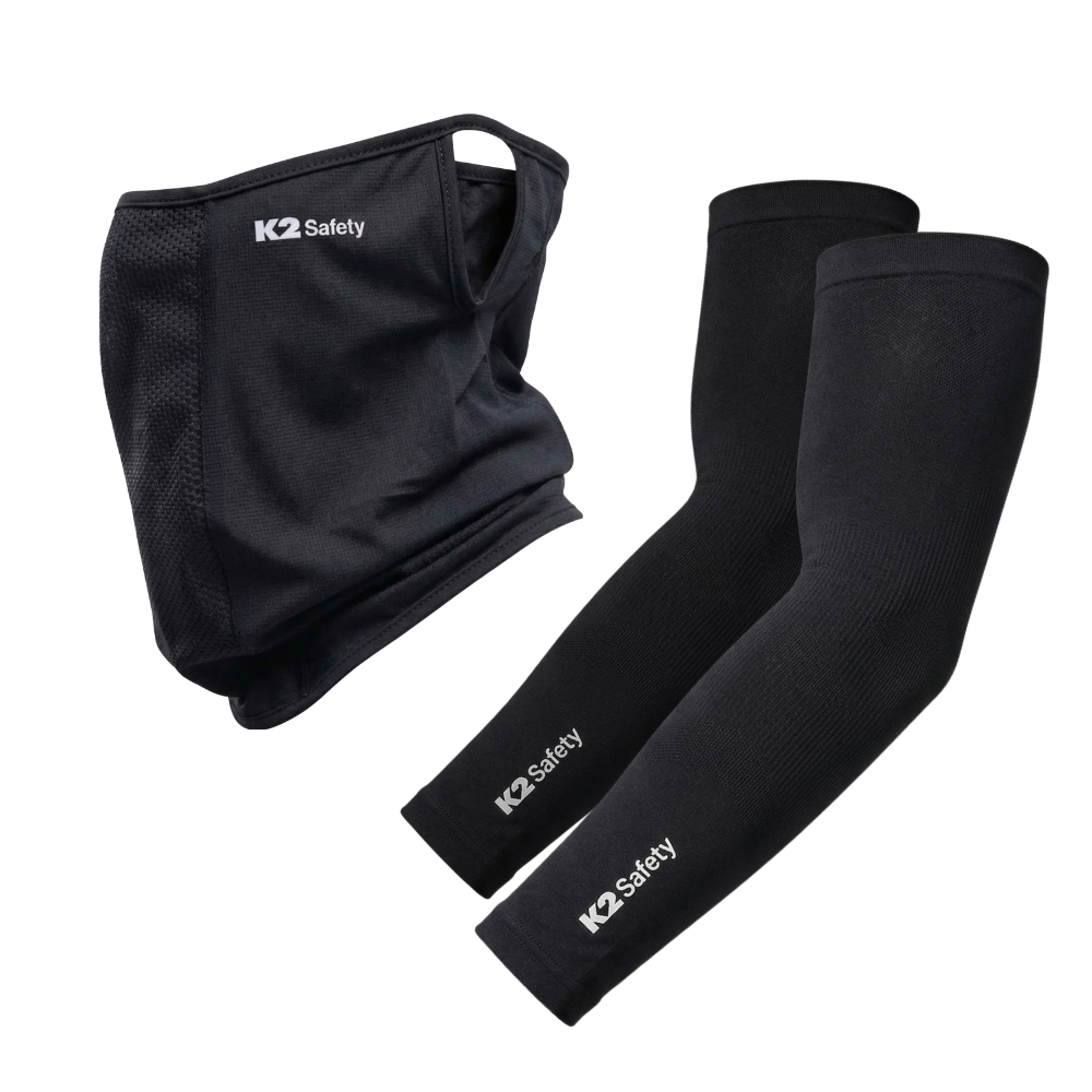 K2 세이프티 쿨핏마스크+ 프리미엄 쿨토시, 1세트, 쿨핏블랙+쿨토시블랙 22,000원