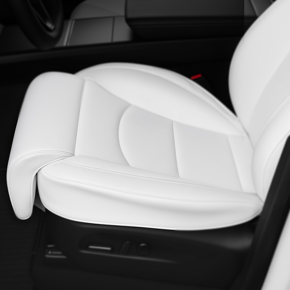 YZ 테슬라 호환 시트 커버 레그서포트 방석 다리 받침대 쿠션 모델Y 주니퍼 프리미엄 모델3 하이랜드 악세사리, 2개, 화이트 69,000원