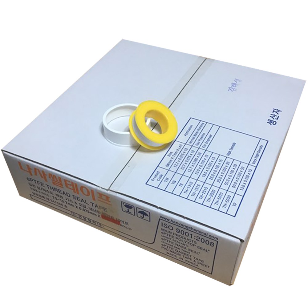 한양화학 나사씰 가스 테프론 테이프 100개, 1세트 22,500원