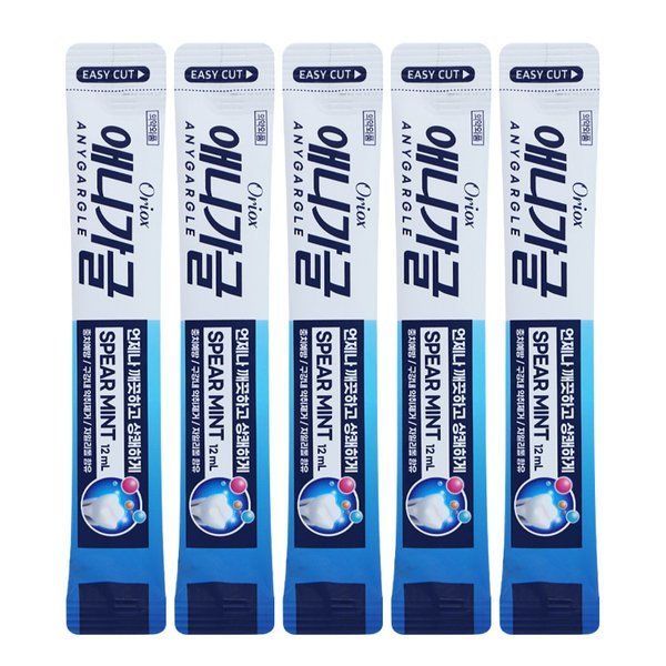 오릭스 애니가글 휴대용 스피어민트 12ml /구강청결제 일회용 여행용 포켓 18,900원