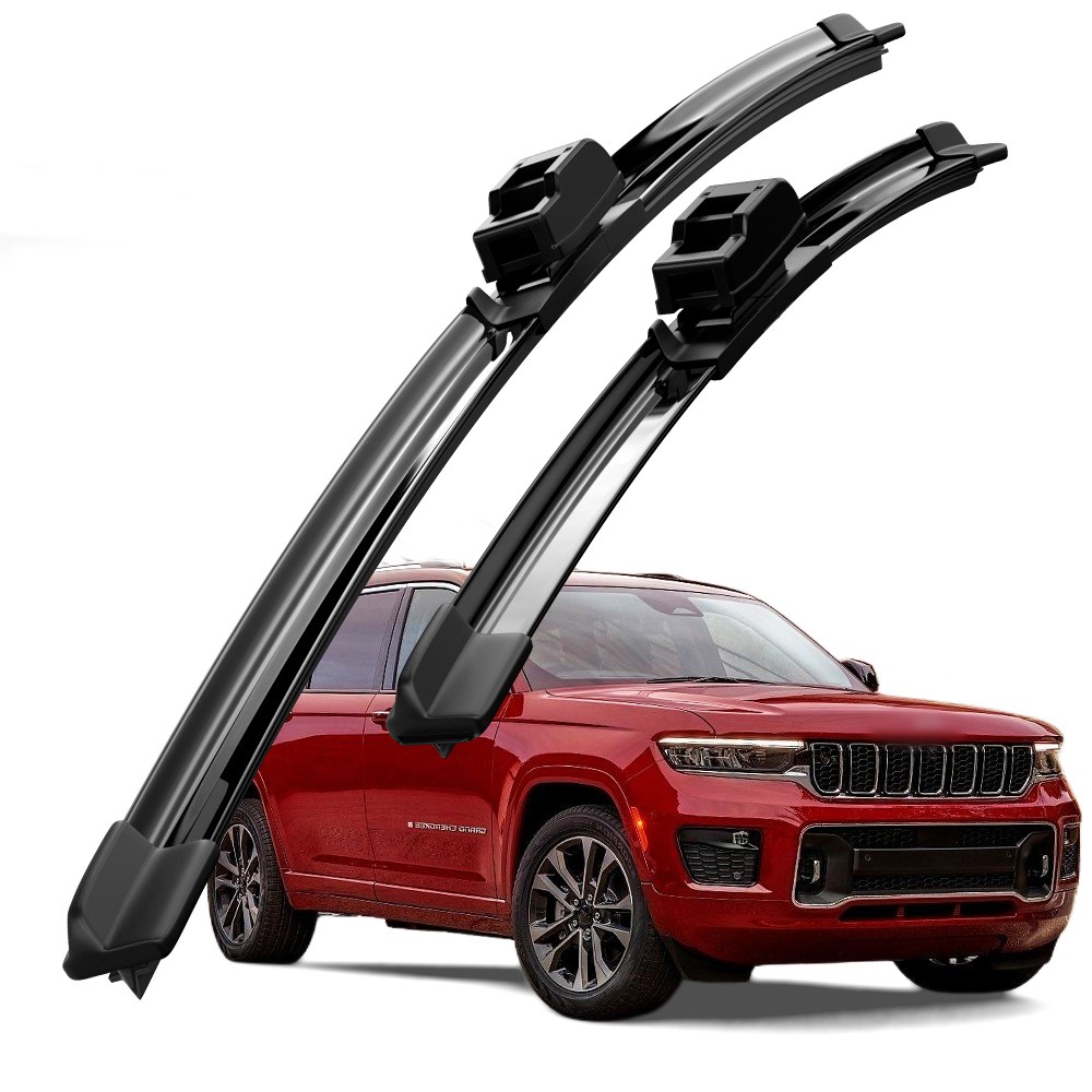 호환 지프 그랜드 체로키(WK2)/올뉴 그랜드 체로키/그랜드 체로키 L(WL) 2010-2025 와이퍼 초발수 저소음 자국 없음 전면 와이퍼 블레이드 2종 세트, 그랜드 체로키(WK2/WL)2010-2025 28,600원