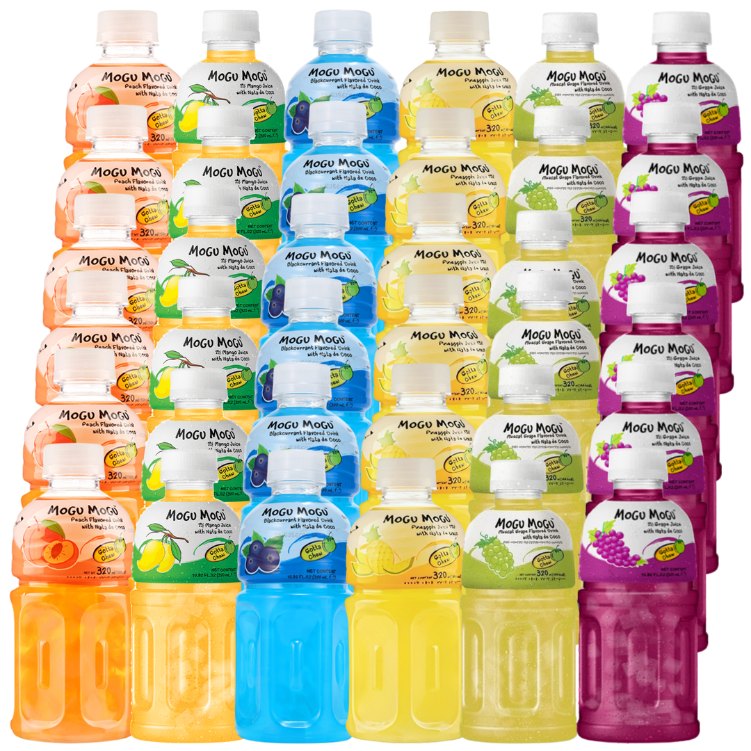 [쿨앤드몰] 모구모구 6종혼합 (복숭아+망고+블랙커런트+파인애플+샤인머스켓+포도), 320ml, 36개 43,600원