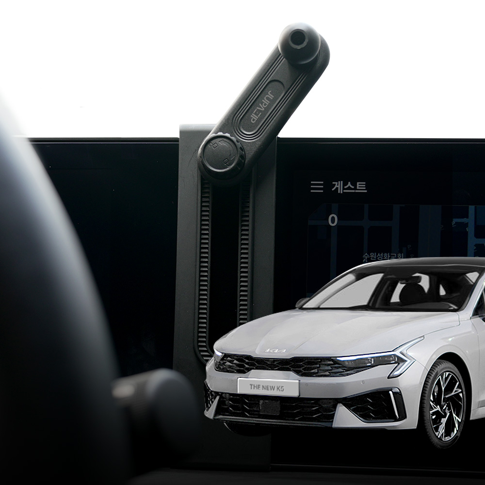 주파집 차량용 핸드폰 거치대 더 뉴 K5전용, 1개, 블랙 18,750원