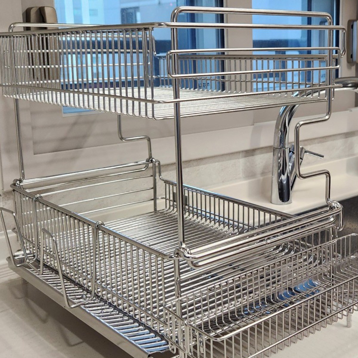 에넥스 올스텐 304 샤인 식기건조대 2단 컵건조대 싱크선반, 단품, 2단, 1개 169,000원