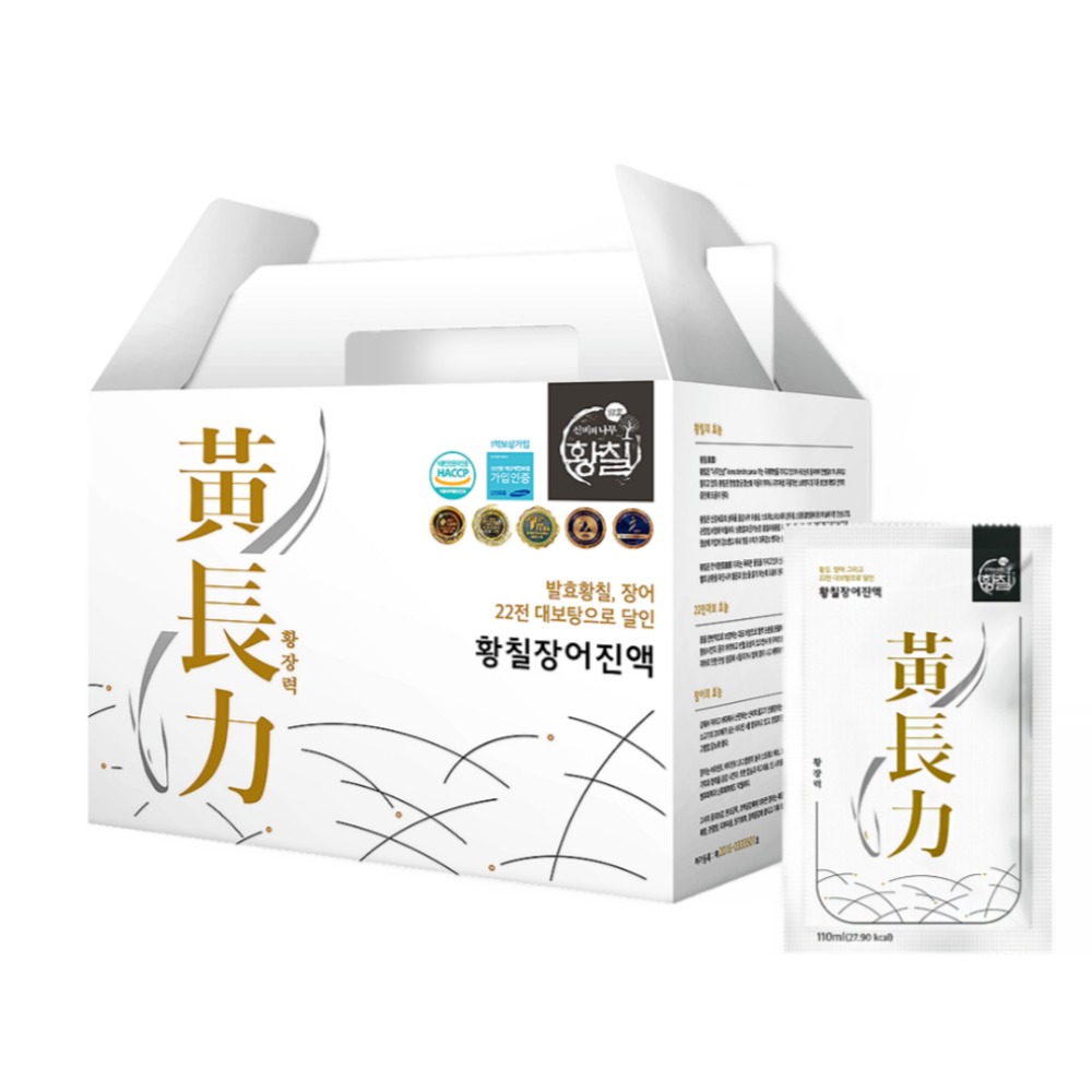 자연의힘 발효황칠 장어진액 황장력 흡수율 특허받은 건강즙 귀한 선물세트, 110ml, 30개 123,900원