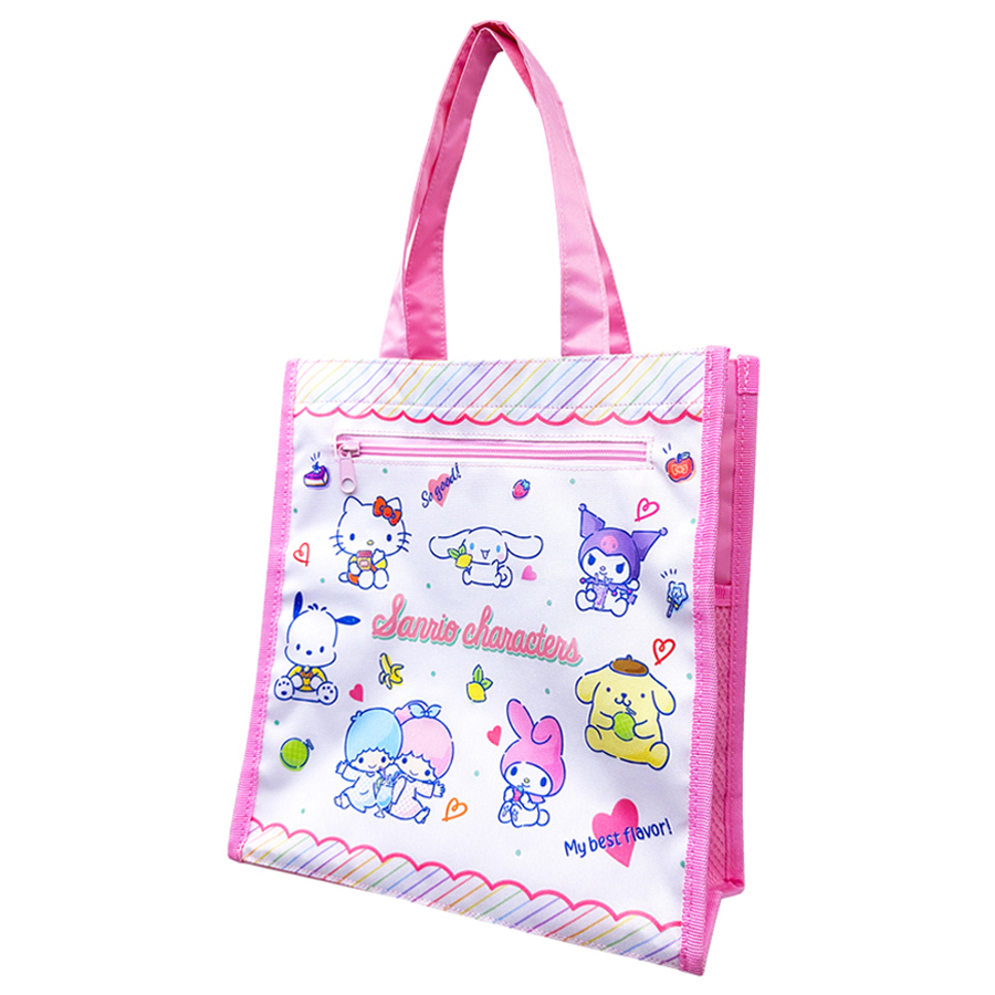 핑크망고 여아용 산리오 멀티 에코백 산리오캐릭터즈 6,530원