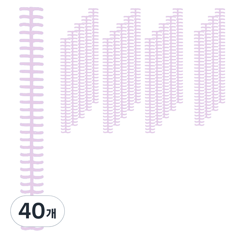 마다꾸미 라운드형 제본링 컬러 루즈링 중형, 퍼플, 40개, 12mm 25,800원