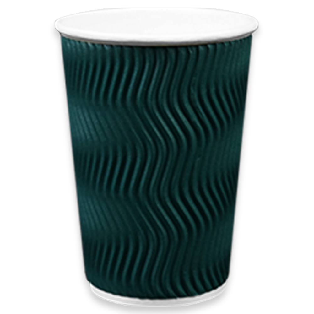 TYP 럭셔리 3중 단열종이컵 웨이브 그린 13온스 390ml 47,300원