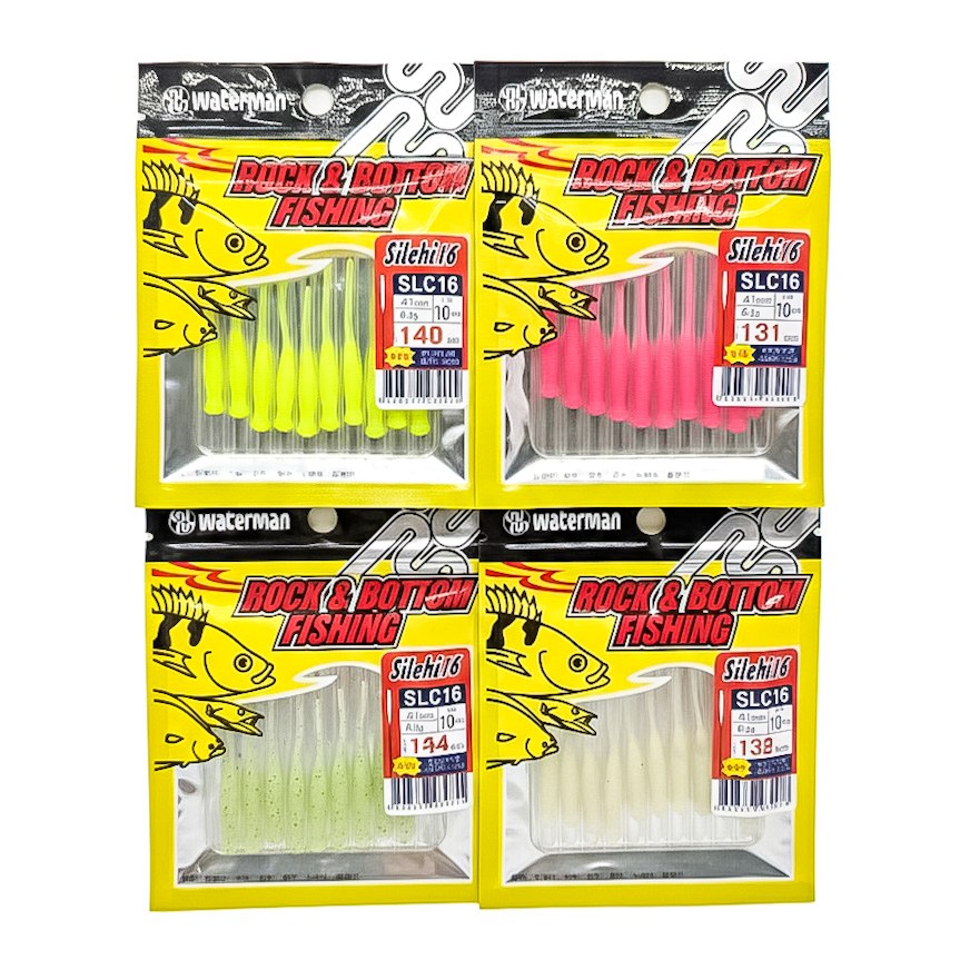 워터맨 볼락 전갱이 웜 루어, 1세트, 4색, 0.4g 12,500원