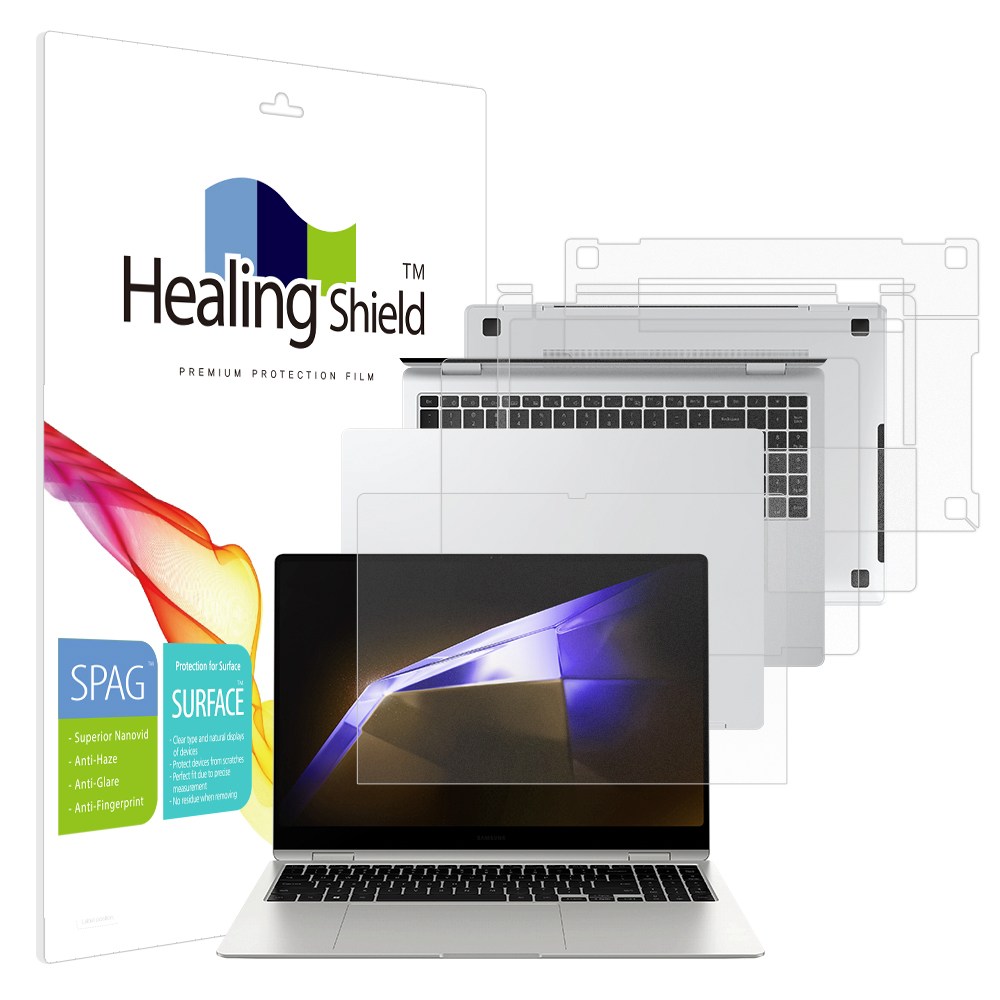 힐링쉴드 갤럭시북5/4 프로 360 16인치 NT960QHA/QGK 슈페리어 저반사 액정보호필름1매 외부3종 56,520원