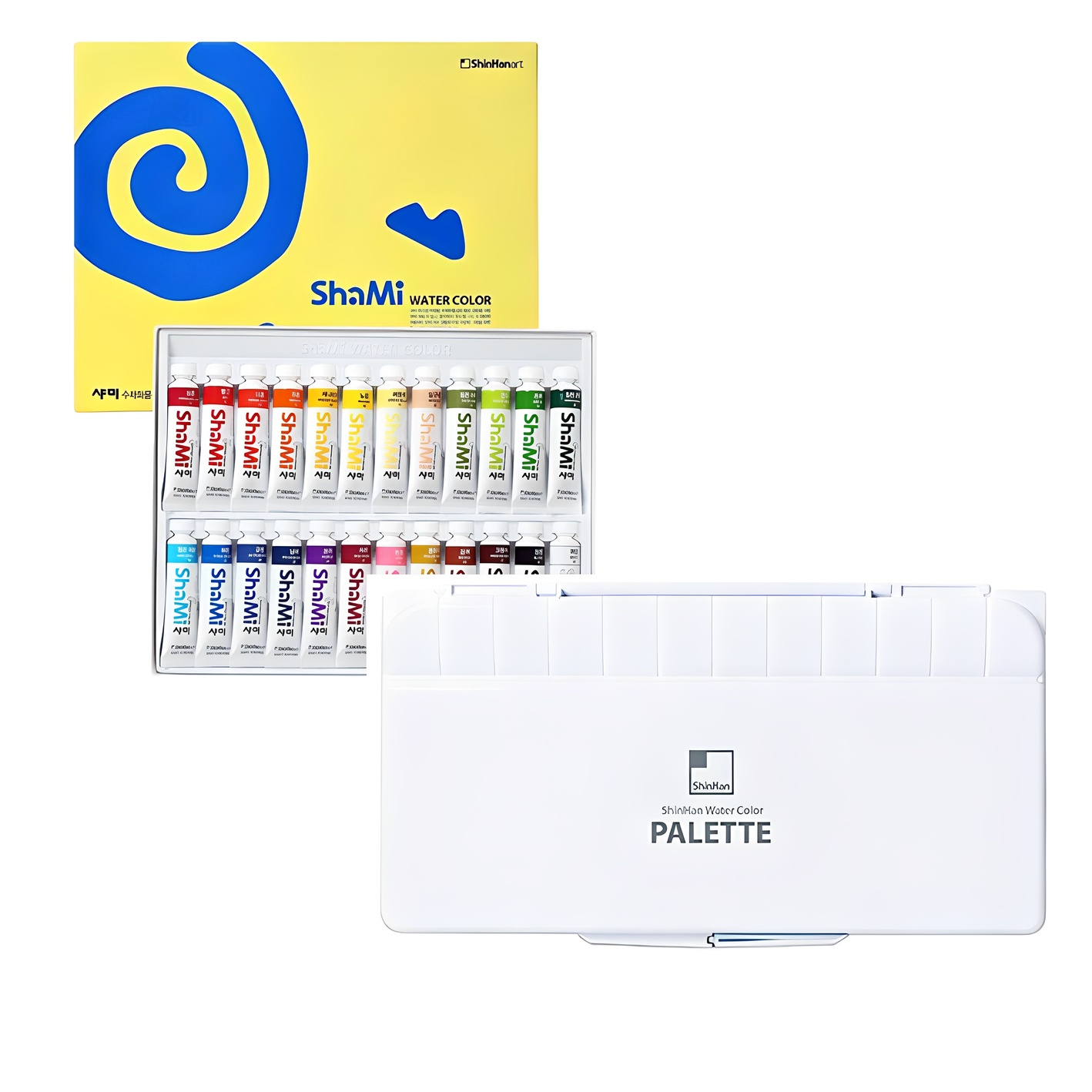 샤미 수채화 물감 10ml + 전문가 24칸 팔레트 24,980원
