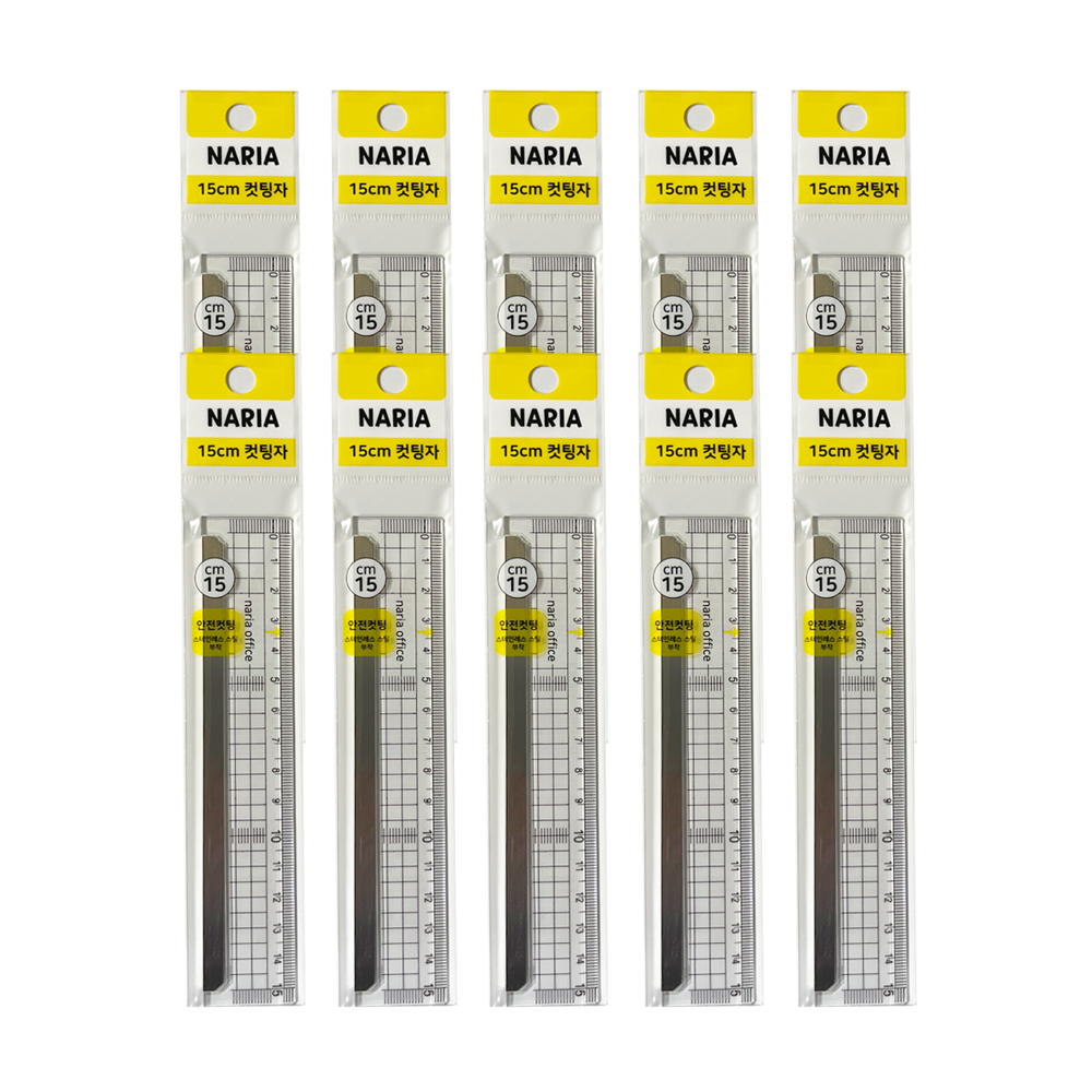 KC 나리아오피스 15cm 15센치 컷팅 커팅 방안 자 문구 사무 학용품 플라스틱, 10개, 15cm 컷팅 방안자 12,000원