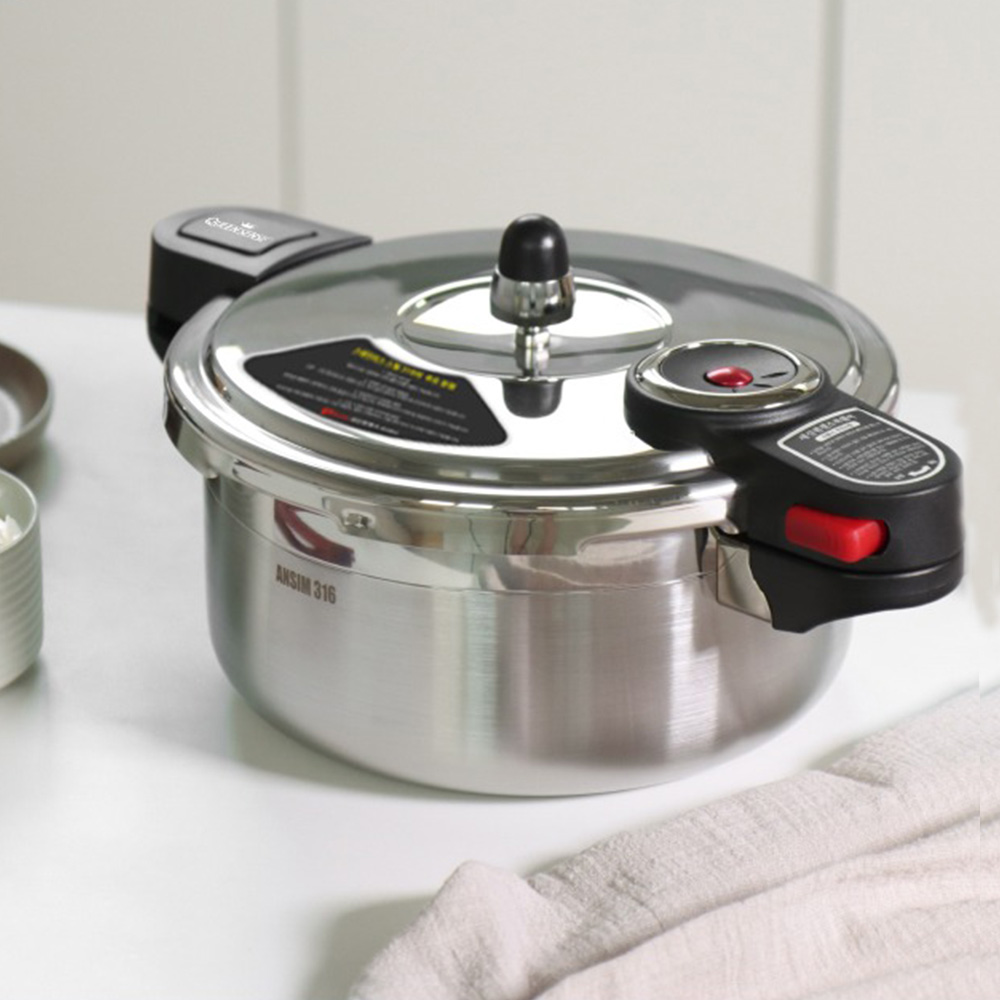 퀸센스 안심 316 스텐레스 통3중 IH 인덕션 스텐 압력솥 4리터 174,400원