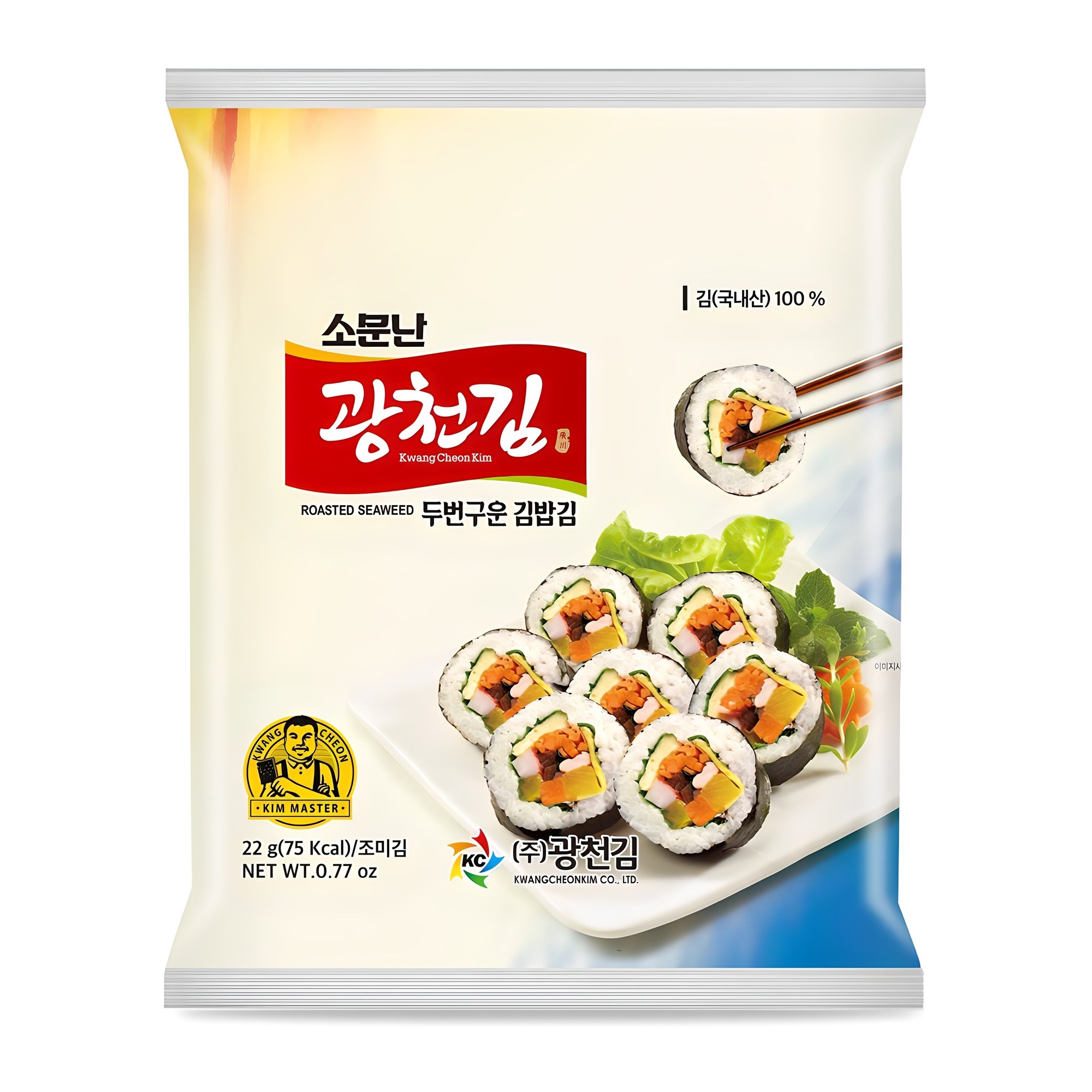광천김 소문난 두번 구운 김밥김, 22g, 1개 4,090원