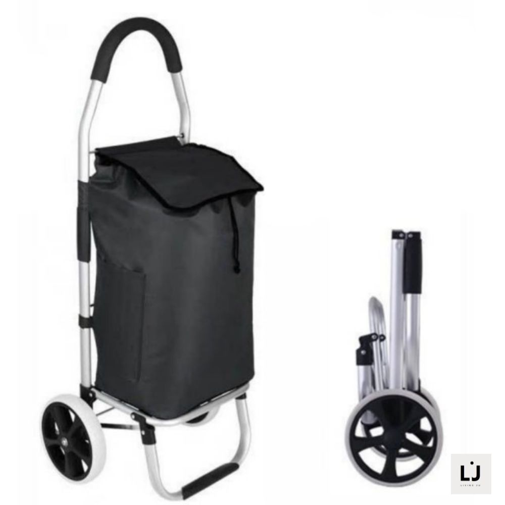 새로운 알루미늄 합금 접는 쇼핑 카트  식료품 트롤리 자동차 등반 슈퍼마켓 선물 18,900원