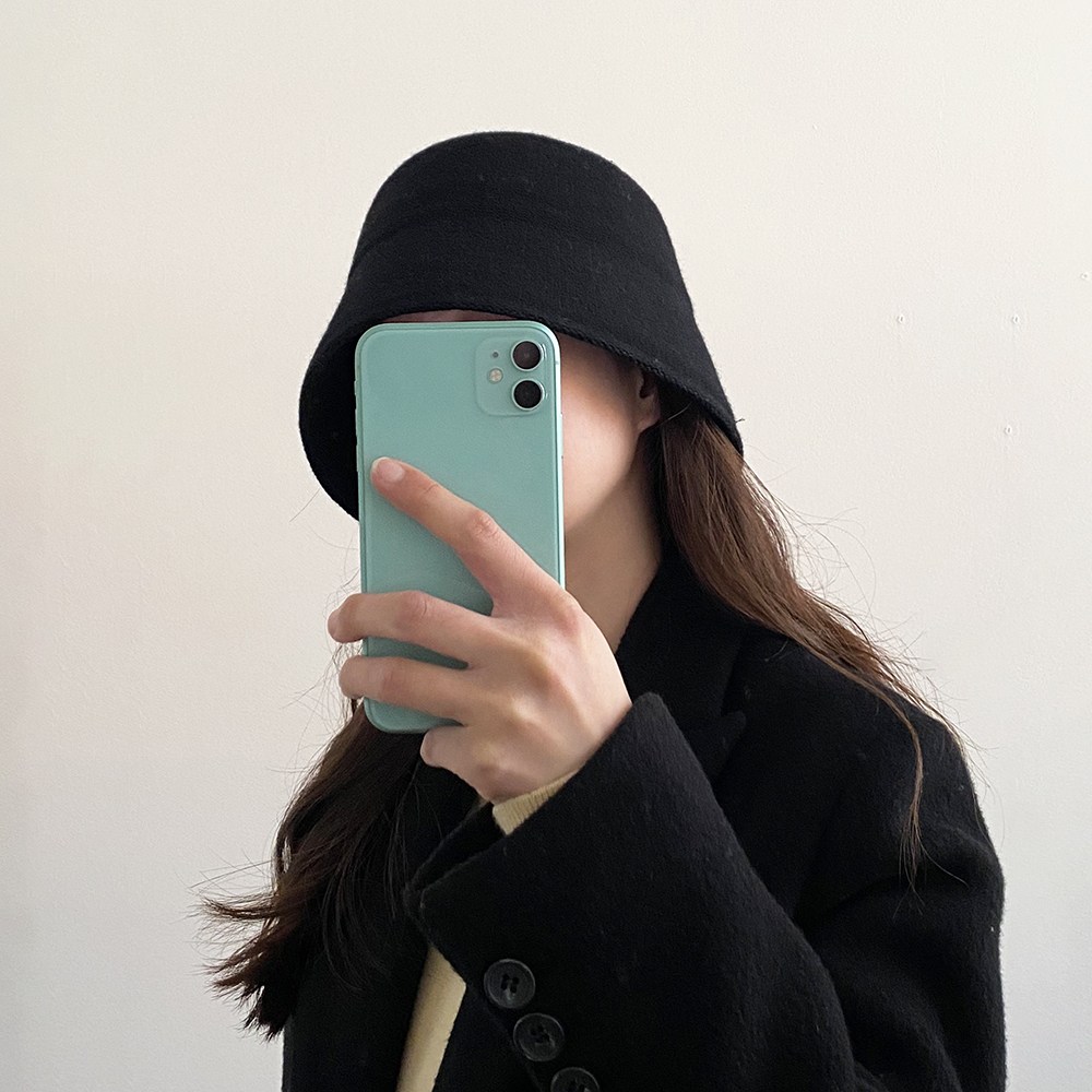 모브누아 국산 울 무지 버킷햇 니트 벙거지 모자 겨울 4컬러 29,900원