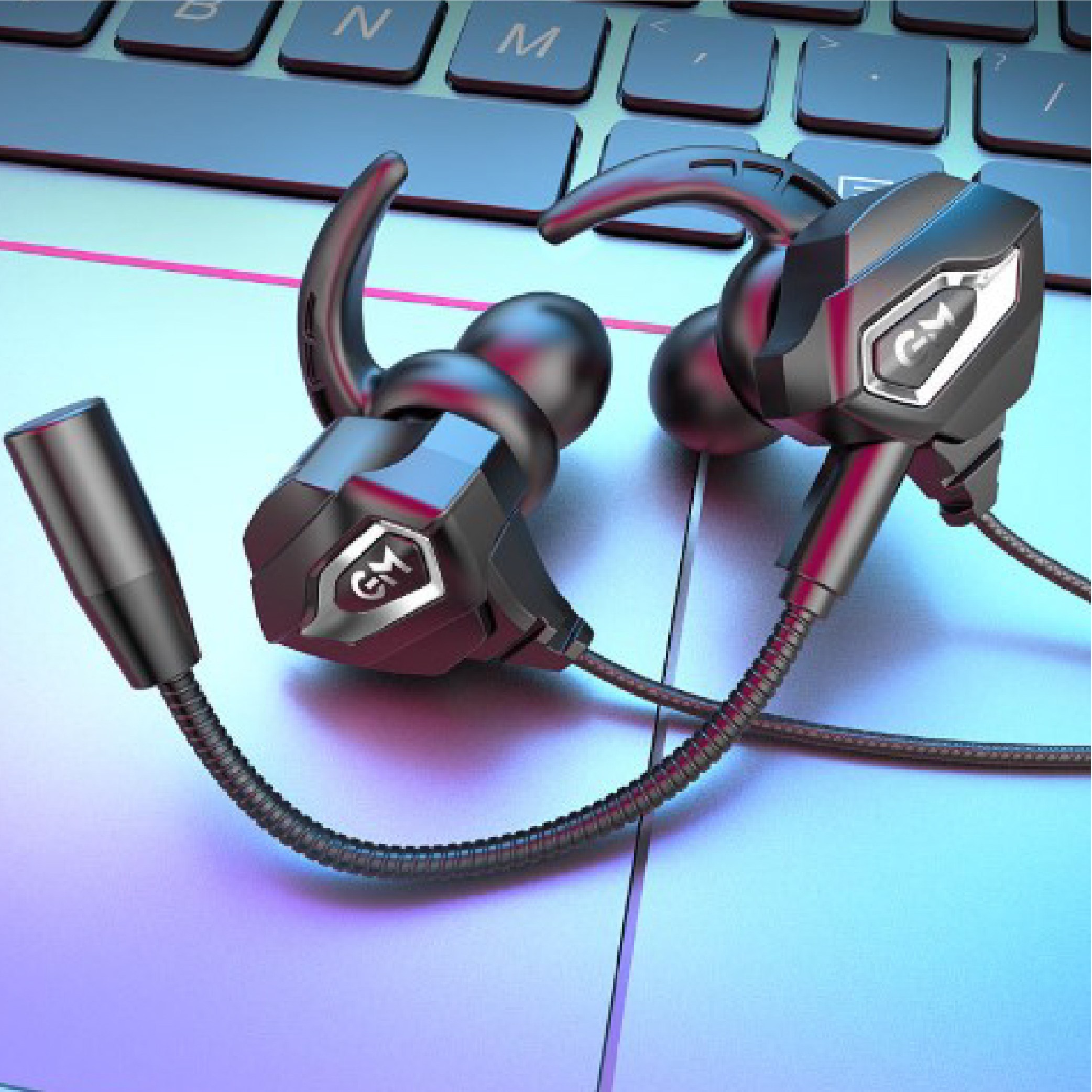 빅세일 G25 게이밍 이어폰 유선 게임전용 마이크 케이블길이1200mm 블랙 16,000원