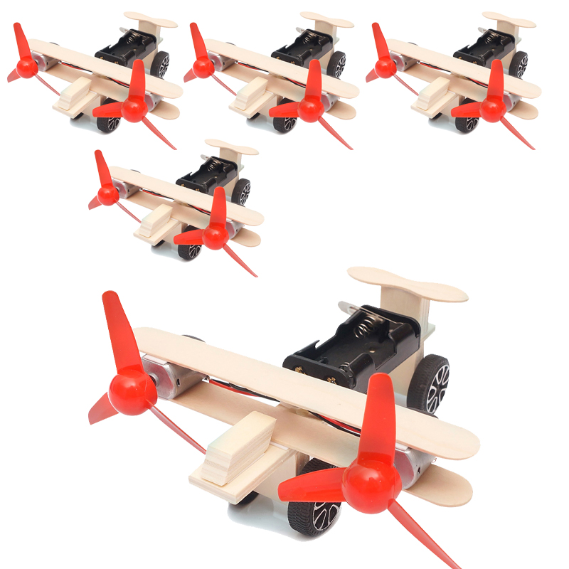 티처스 STEAM 과학교구 양날개 풍력 비행기 DIY 만들기 세트 F-13A, 5세트 15,000원