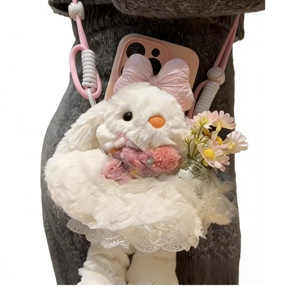 Vividchic 예쁜 토끼인형 자동차 가방 키링 17,900원