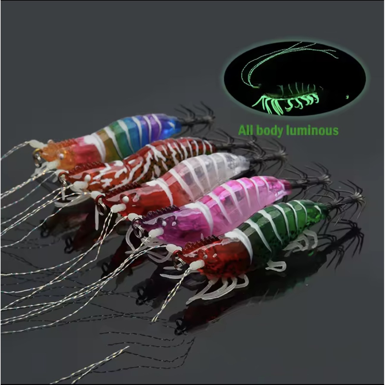 조타에비 치카라 야광UV 심해 갑오징어 한치 리얼 새우에기, 5개, 11.5g, 오리지널80 27,480원