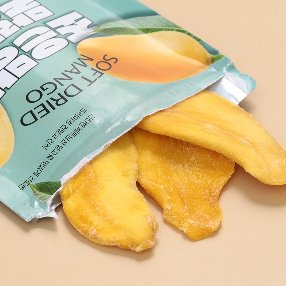 지브로와 베트남 최상급 무설탕 참좋은 망고 말랭이 80g 세트, 10개, 건망고 95%(하늘색) 30,900원