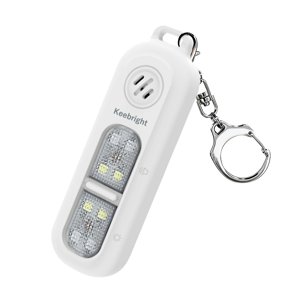 Keebright 130dB 호신 경보기 USB-C 충전 LED 경광등 키체인 10,710원