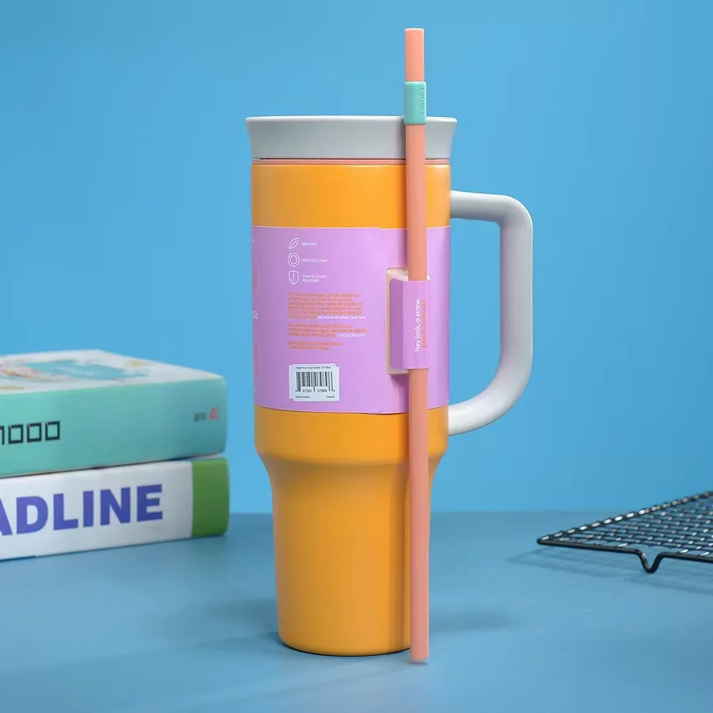 Owala 컵 진공 플라스크 및 보온병 물병 Drinkware Thermo Tumbler 스테인레스 스틸 열 머그잔 Original Co 43,000원