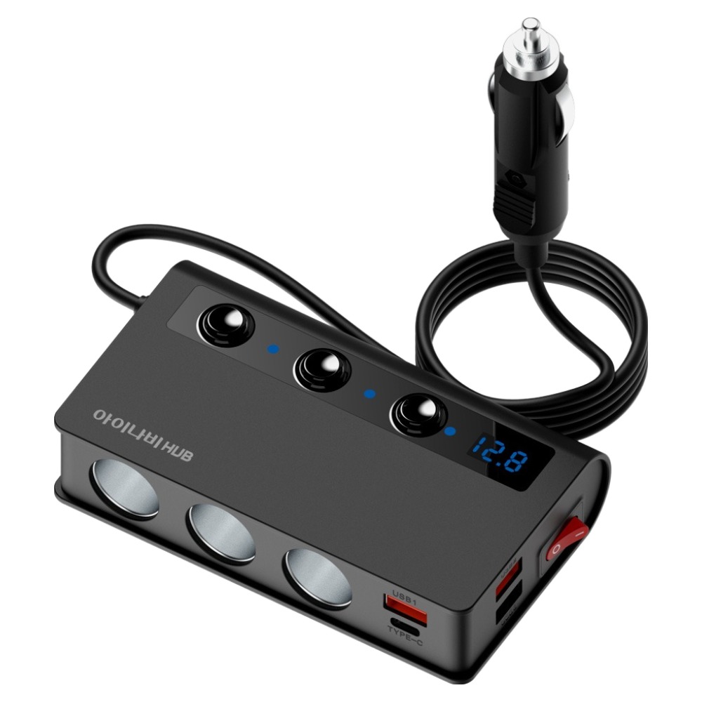 아이나비허브 고속 150W 7in1 시거잭 충전 차량용 멀티소켓 ISC-MHP01, 1개, 7구 29,900원