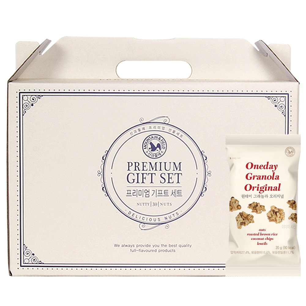 산과들에 원데이그래놀라오리지널 30입 선물세트 12,780원