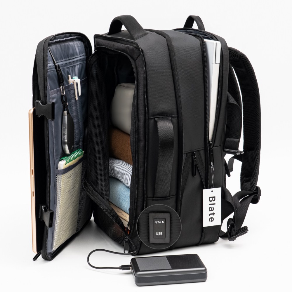 블라테 대용량 확장형 노트북 여행용 백팩 60,800원