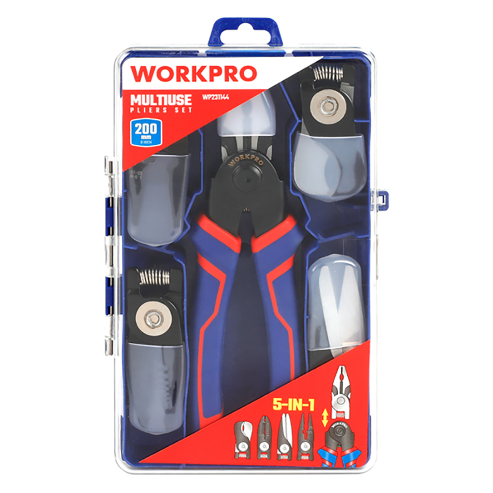 워크프로 5 IN 1 다기능 플라이어 세트 헤드교체형 WP231144 36,500원