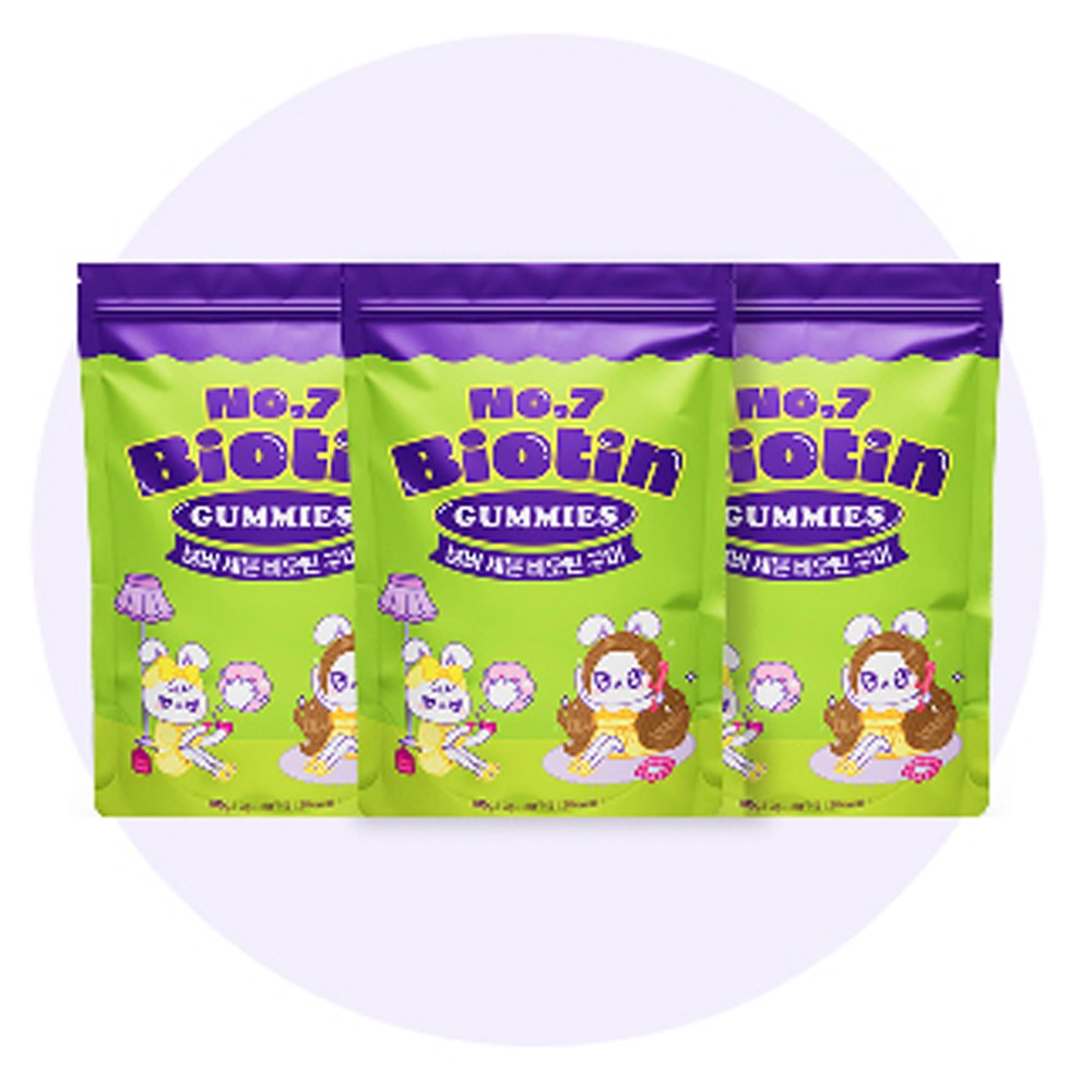 카낼웰라이프 넘버 세븐 비오틴 구미, 3개, 60g 50,100원