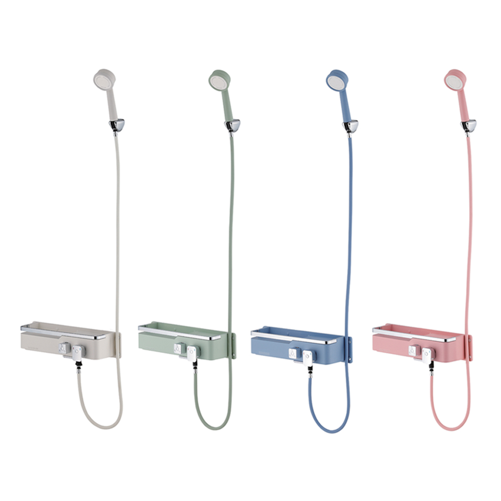 셀프리빙 4색 일반 선반형 샤워기 욕실 수전 [셀프영상 설치가능], 1개, 민트 64,900원