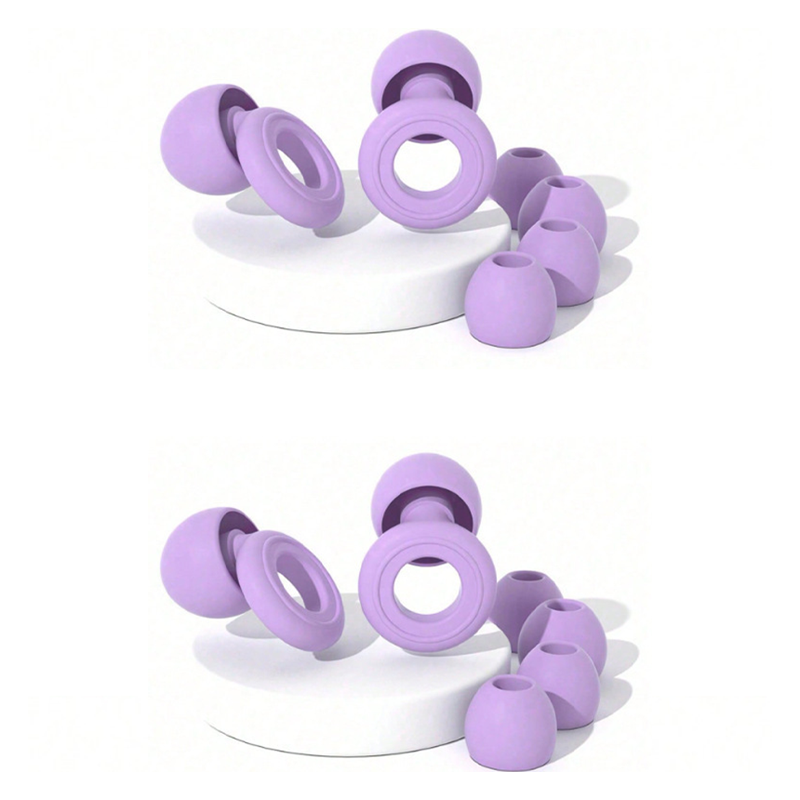 미소로운 비행기 수면 실리콘 귀마개 2p + 이어캡 4p 세트 7,300원