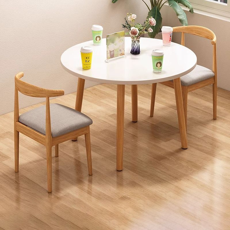 모던 간이 둥근테이블과 의자세트 2/3/4인용 상담카페용테이블식탁세트 174,600원