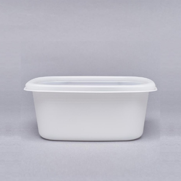 고강도 사각 죽용기 백색(특대) 185x135xH80mm(1050ml) / 500set 123,800원